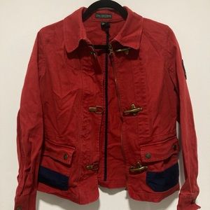 Ralph Lauren Military Jacket with Brass Clasps